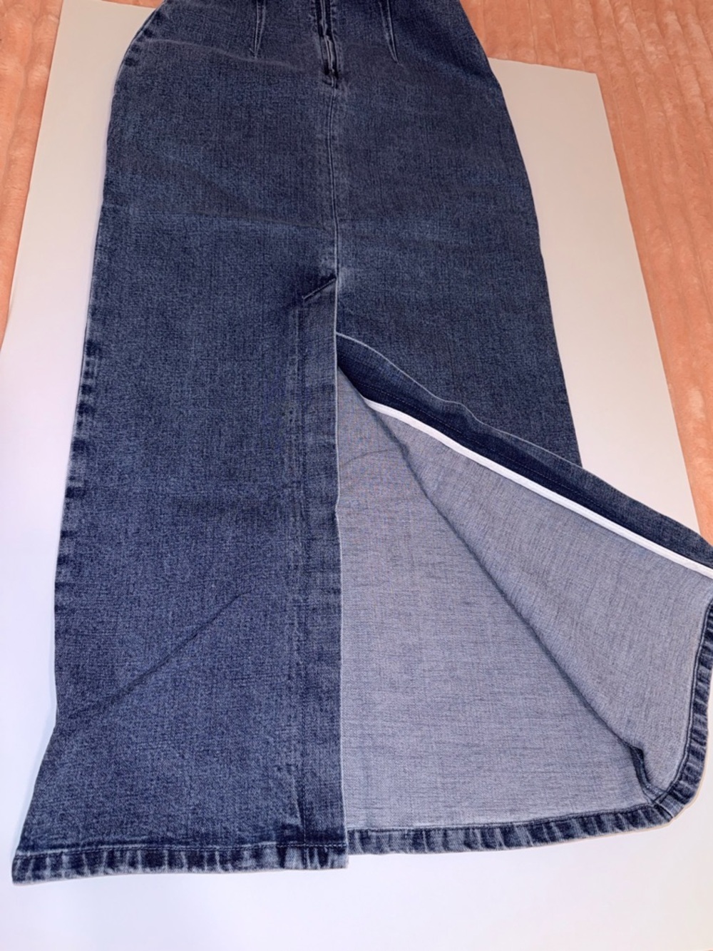 NWT Abercrombie & Fitch Strapless Denim Midi Dress Medium Wash Mila XXS 00 0 - Picture 13 of 16